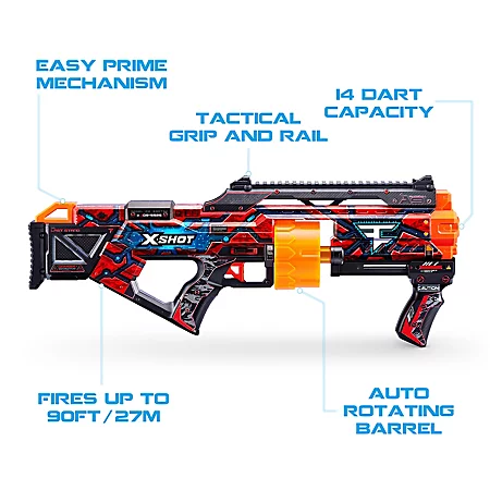 X-Shot Skins Last Stand Dart Blaster - FaZe Clan 6 X-Shot Skins Last Stand Dart Blaster - FaZe Clan – Bild 6