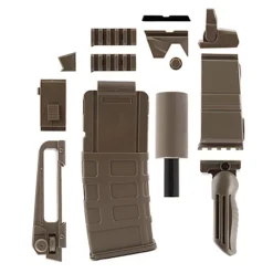 Blasterparts - SMG-Kit 2: Silencer Gun, Olive -Dartwaffen Geschäft blasterparts smg kit 2 silencer gun olive 560805 6