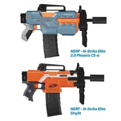 Blasterparts - SMG-Kit 2: Silencer Gun, Schwarz -Dartwaffen Geschäft blasterparts smg kit 2 silencer gun schwarz 560784 5