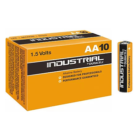 Duracell Industrial - Heavy Duty AA-Batterien Für Extra Lange Haltbarkeit, 10er Box 1 Duracell Industrial - Heavy Duty AA-Batterien Für Extra Lange Haltbarkeit, 10er Box