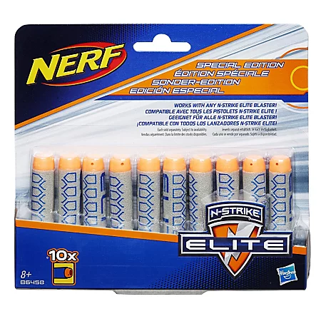 NERF - N-Strike Elite Deko 10er Dart Nachfüllpack Grau 1 NERF - N-Strike Elite Deko 10er Dart Nachfüllpack Grau