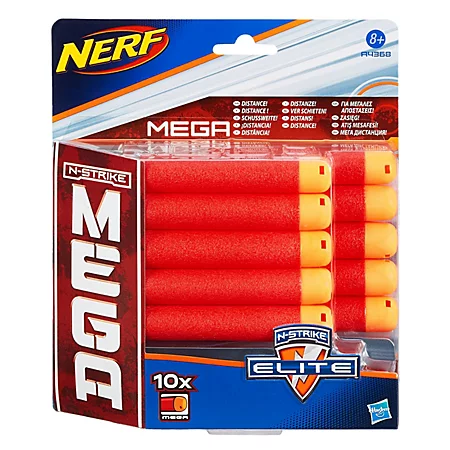 NERF - N-Strike Elite Mega Series Mega Darts 10er Pack 2 NERF - N-Strike Elite Mega Series Mega Darts 10er Pack – Bild 2