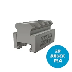 Blasterparts - Nerf Zu Picatinny-Rail Adapter V1 - 4,5 Cm