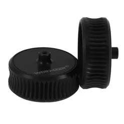Worker - Gezahnte Konkave Flywheels Aus Kunststoff (Black)