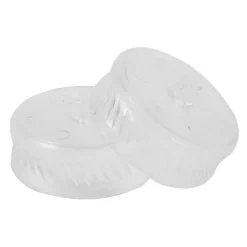 Worker - Schräg Gezahnte Konkave Flywheels Aus Kunststoff (Transparent)